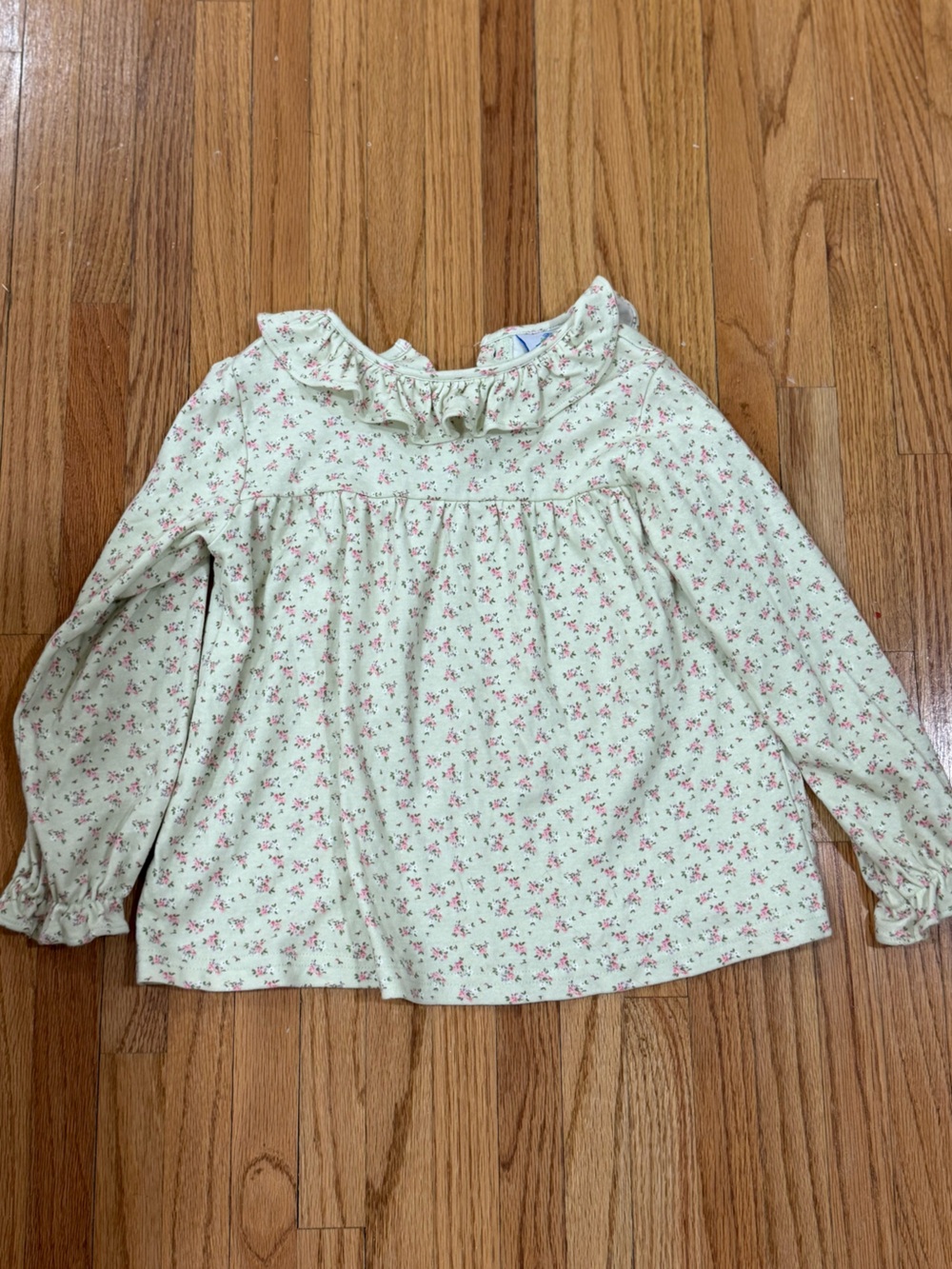 Eyelet & Ivy Floral Pastel Ruffle Long Sleeve Girls Sz 6 Classic Clothing NWOT